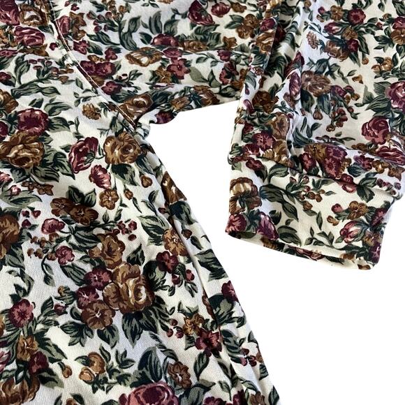 NWT VTG Y2K 2000s Floral Turtleneck Top Plus Sz 22W Cottagecore Prairie Grunge - Picture 4 of 7